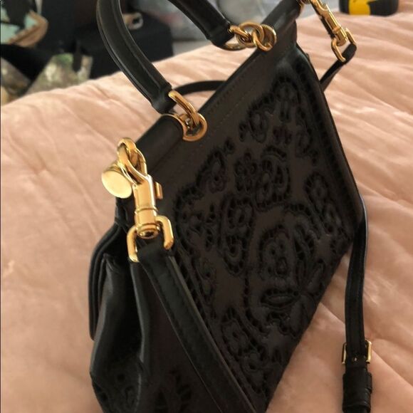 Dolce and Gabbana Miss Sicily Lambskin Lace Bag - Picture 3 of 15